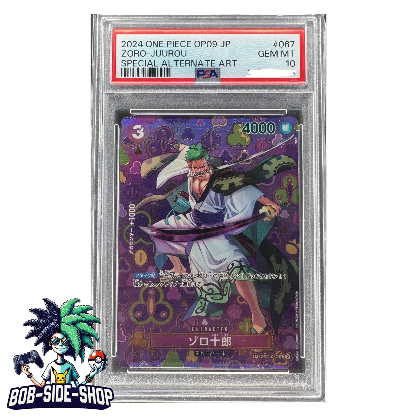 Zoro-Juurou op05-067 Psa 10 Jap Japanese Pokémon Cards