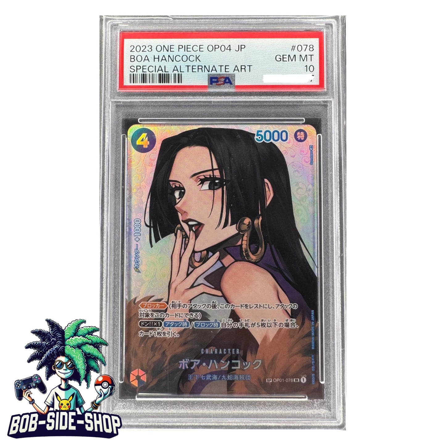 Boa Hancock Magazine Op01-078 Psa 10 Jap Japanese One Piece Cards
