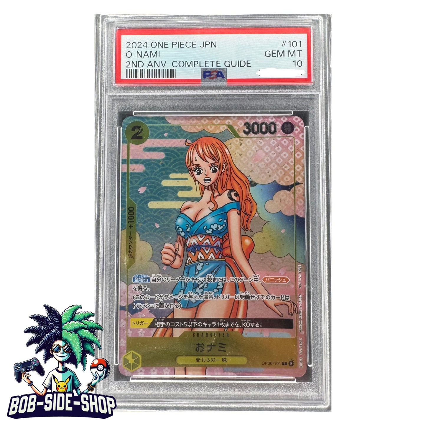 O-Nami Op06-106 Psa 10 Jap Japanese One Piece Cards