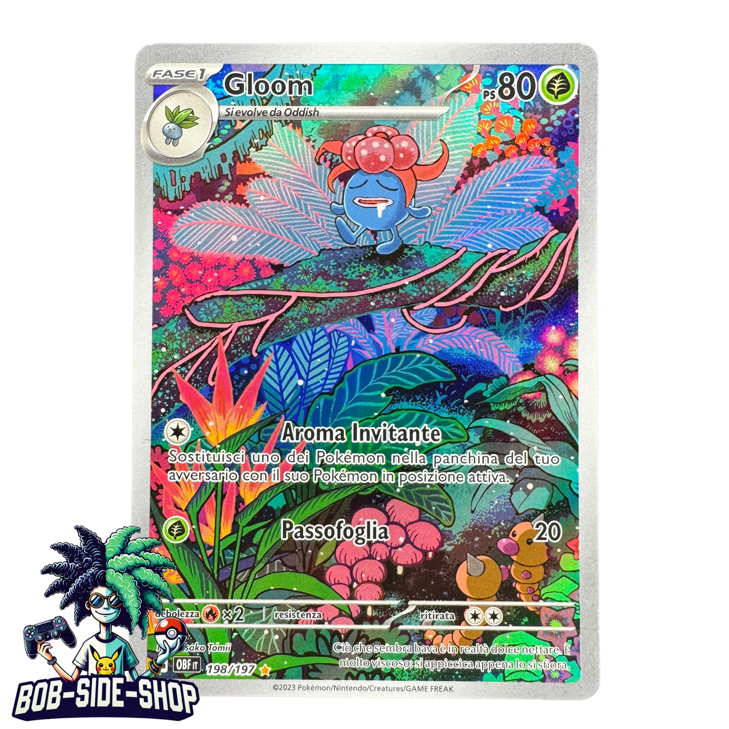 Gloom 198/197 Ossidiana Infuocata ITA Carte Pokémon