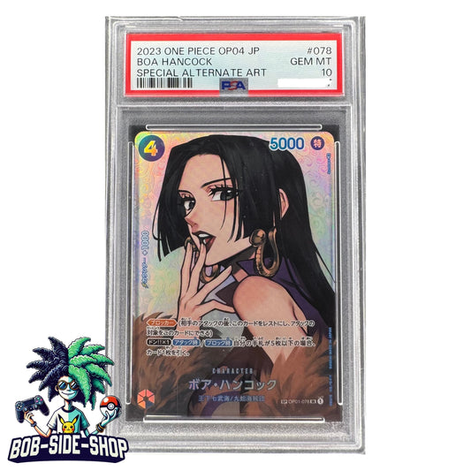 Boa Hancock Magazine Op01-078 Psa 10 Jap Japanese One Piece Cards