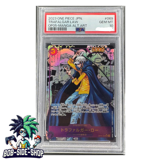 Trafalgar Law Op05-069 Psa 10 Manga Jap Japanese Pokémon Cards