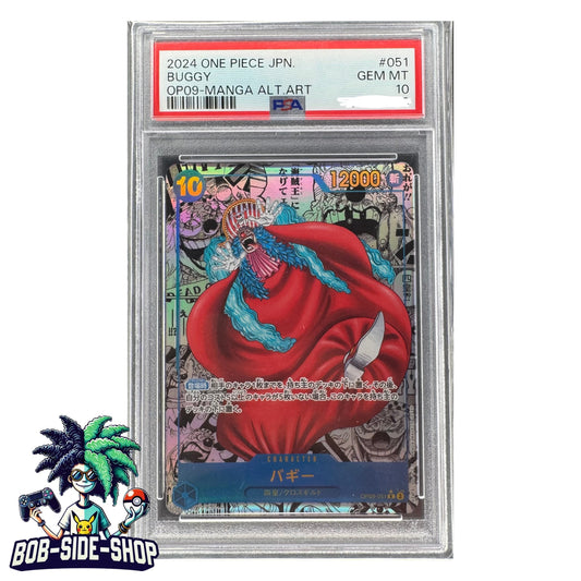 Buggy Op09-051 Psa 10 Manga Jap Japanese One Piece Cards