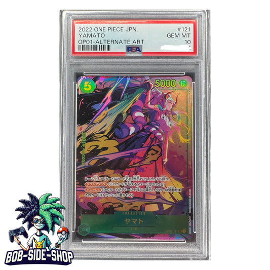 Yamato Op01-121 Psa 10 Jap Japanese One Piece Cards