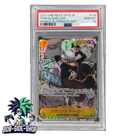 Trafalgar Law Op10-119 Psa 10 Manga Jap Japanese One Piece Cards