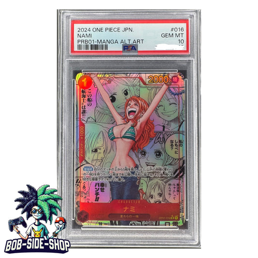 Nami Op01-016 Psa 10 Manga Nap Japanese Pokémon Cards