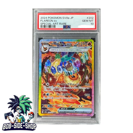 Flareon ex #202 Psa 10 Terastal Festival ex sv8a Japanese