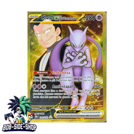 Mewtwo del Team Rocket 240/182 DRI Rivali Prefestinati ITA Italiano Carte Pokémon