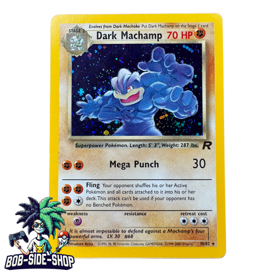 Dark Machamp Holo 10/82 Team Rocket ENG Carte Pokémon