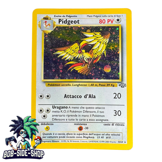 Pidgeot Holo 8/64 Set Jungle ITA Italiano carte Pokémon